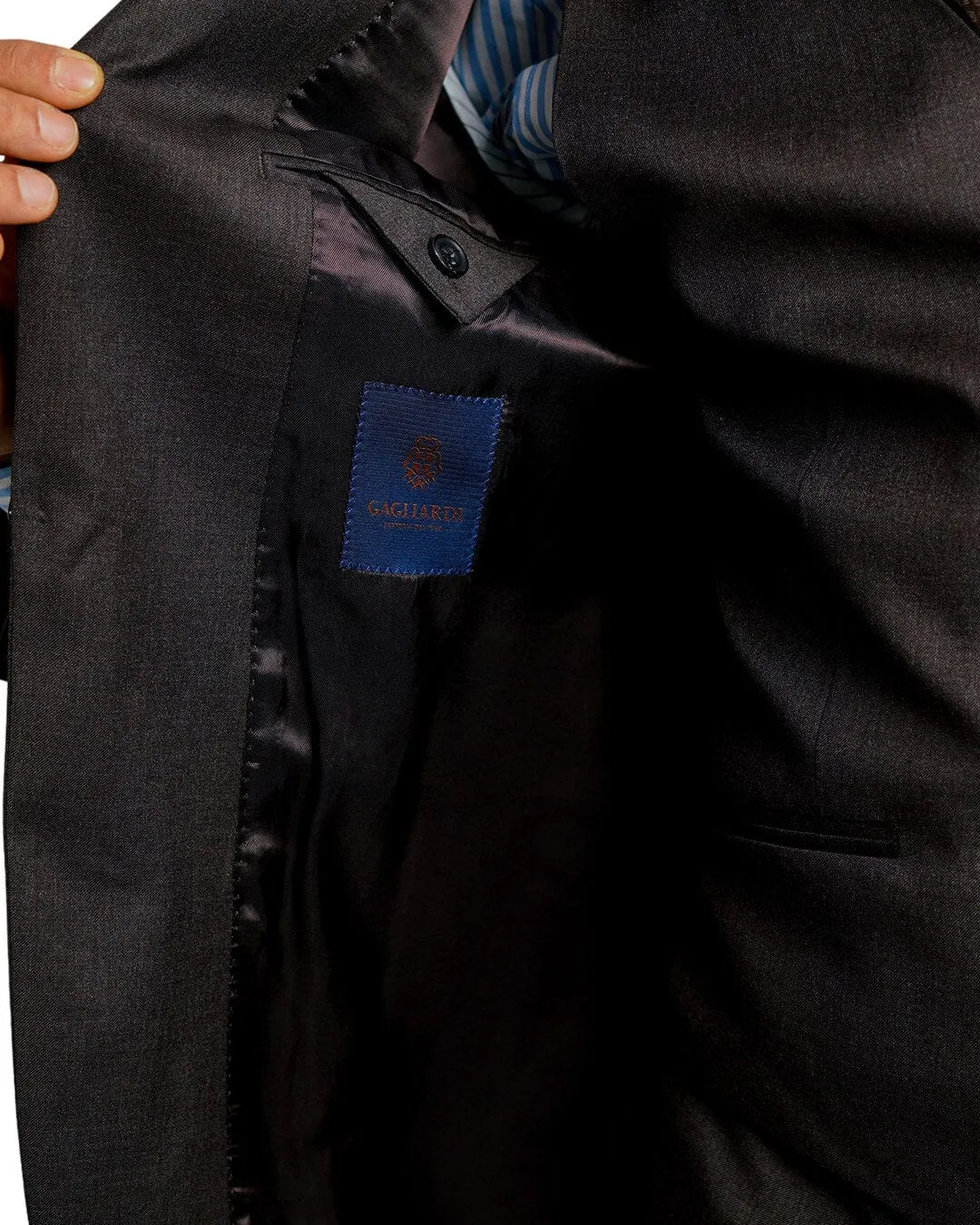 Brown Reda Twill Suit Jacket