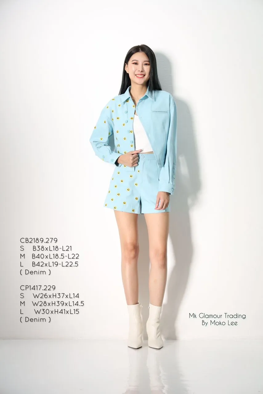 Smiley Collection Denim Top